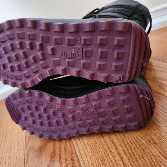 Puma Brown Suede Snow Boots, US5 - Picture 7 of 11